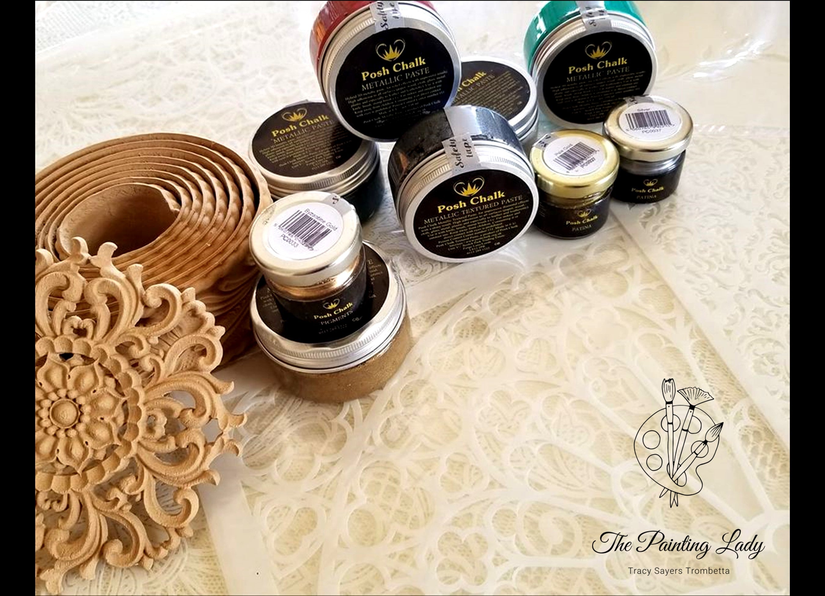 Posh Items Posh Chalk Products – Painting Lady Designs Decoupage & Stencils