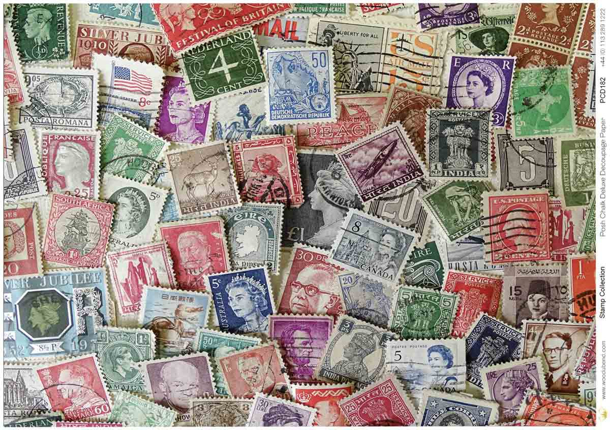 Posh Chalk Rice Paper Stamp Collection (Large) n PCD182 – Painting Lady ...