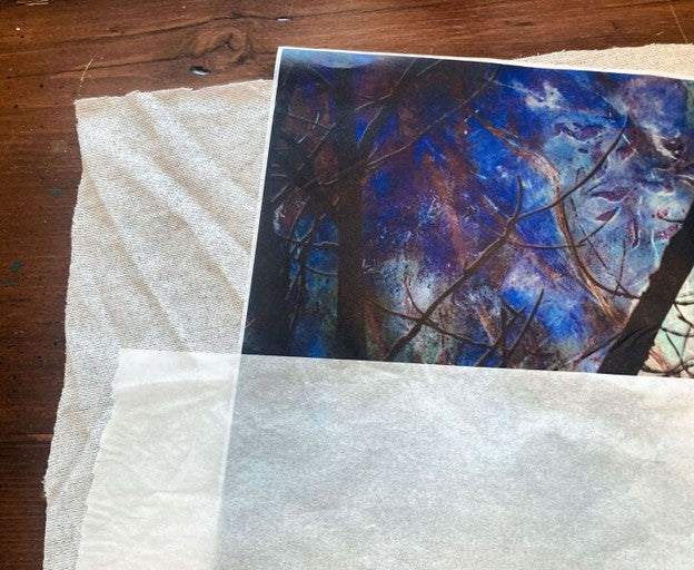 Cotton Fusible Interfacing to create your own PAPER FABRIC by Painting ...