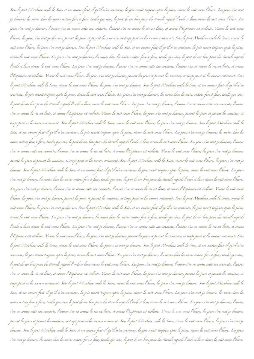 Posh Chalk Rice Paper Posh Script- Cursive Script (Small) PCD021 ...