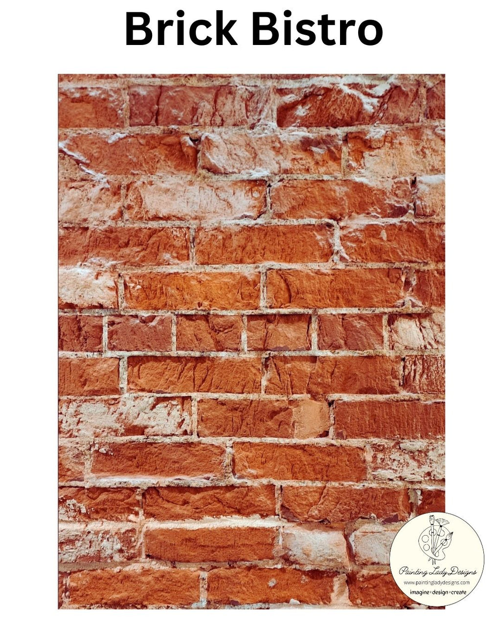 Brick Bistro -  Paper for Decoupage Crafting and Multi Media Art 18x24