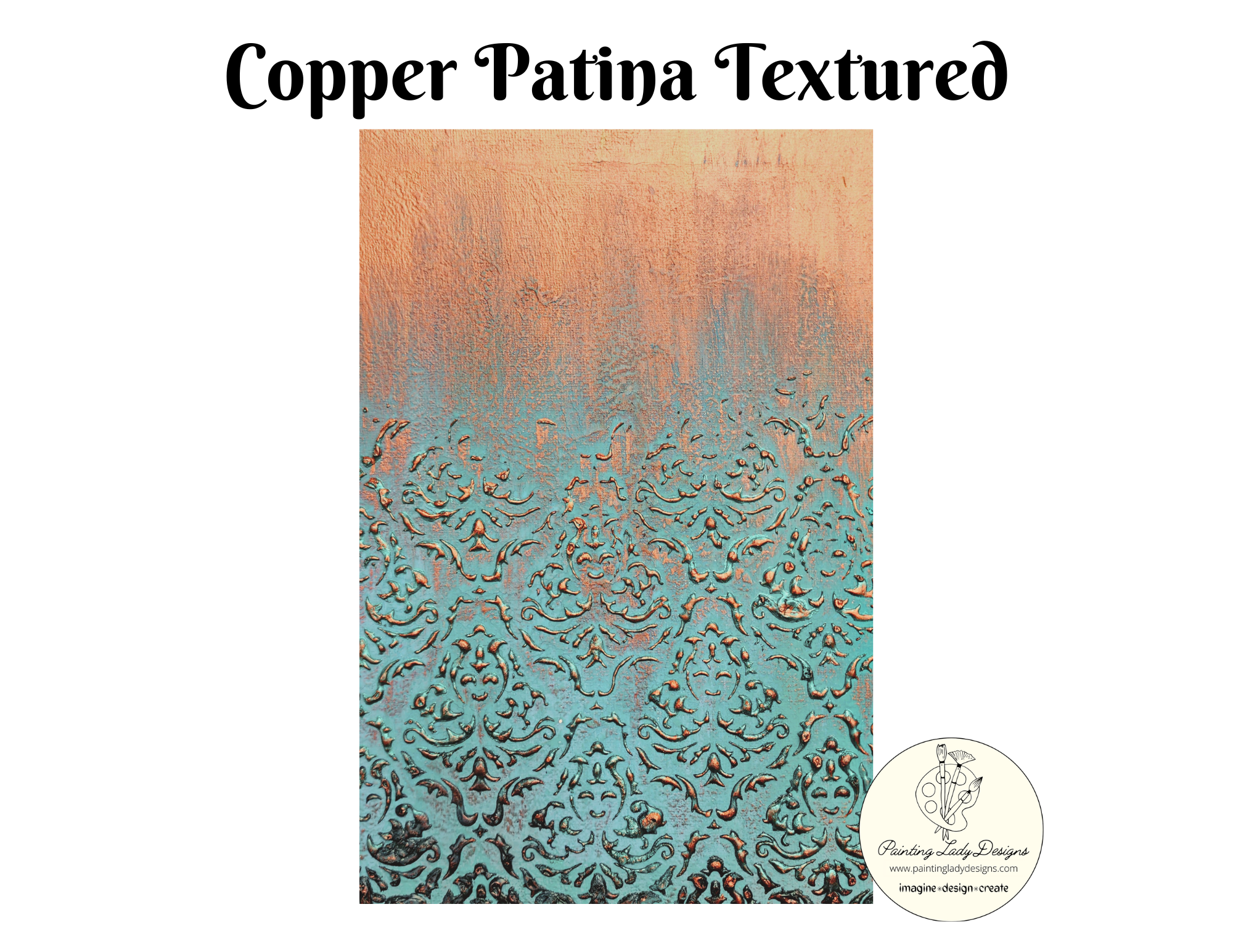 Copper Patina  Decoupage & Mixed Media Art Paper